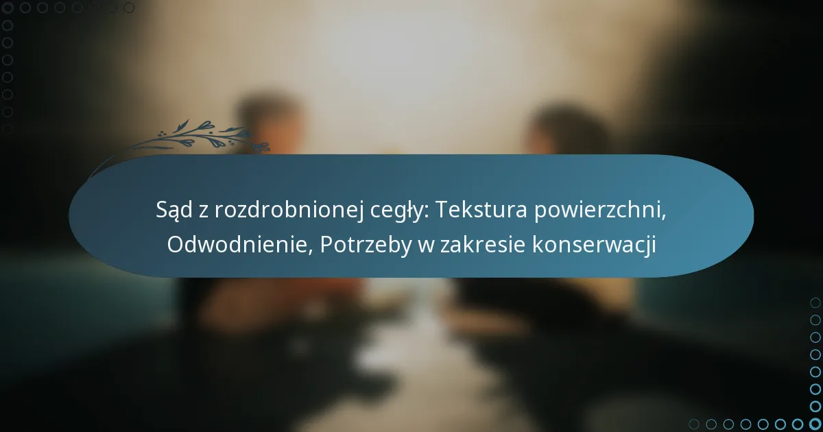 featured-image-sad-z-rozdrobnionej-cegly-tekstura-powierzchni-odwodnienie-potrzeby-w-zakresie-konserwacji